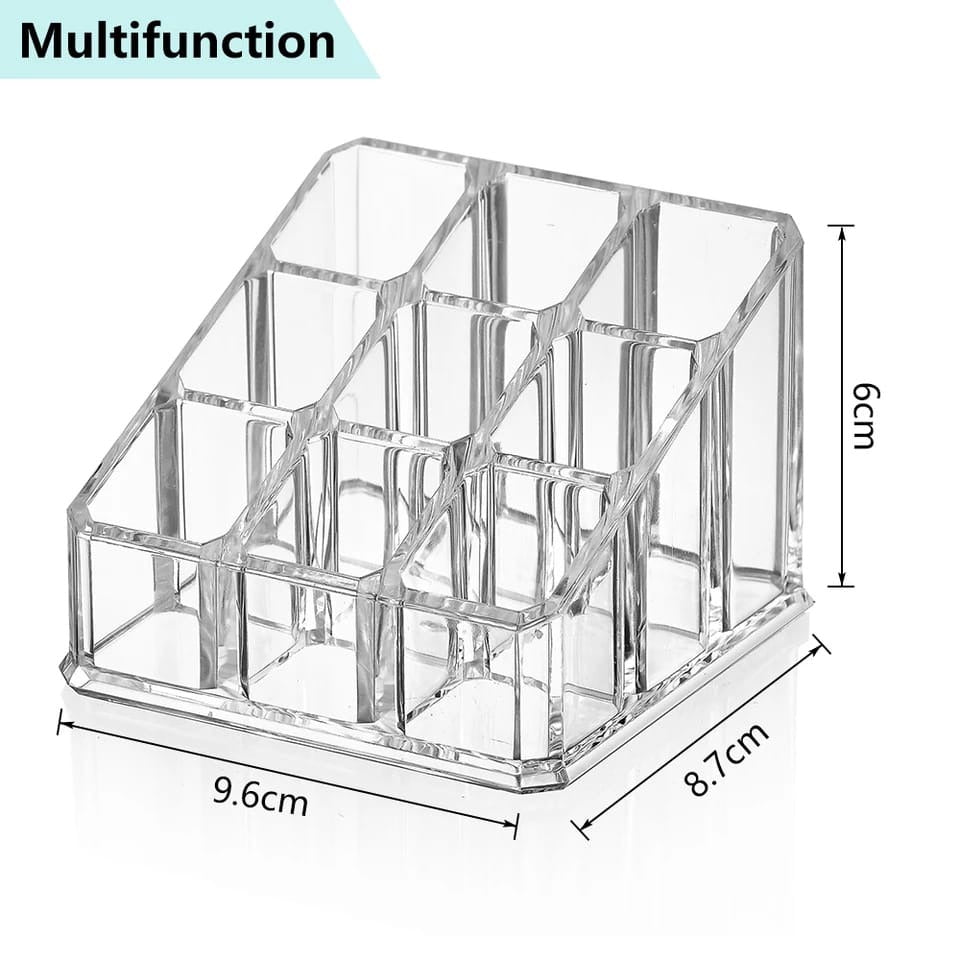 Durable transparent acrylic storage box cosmetic and accessories